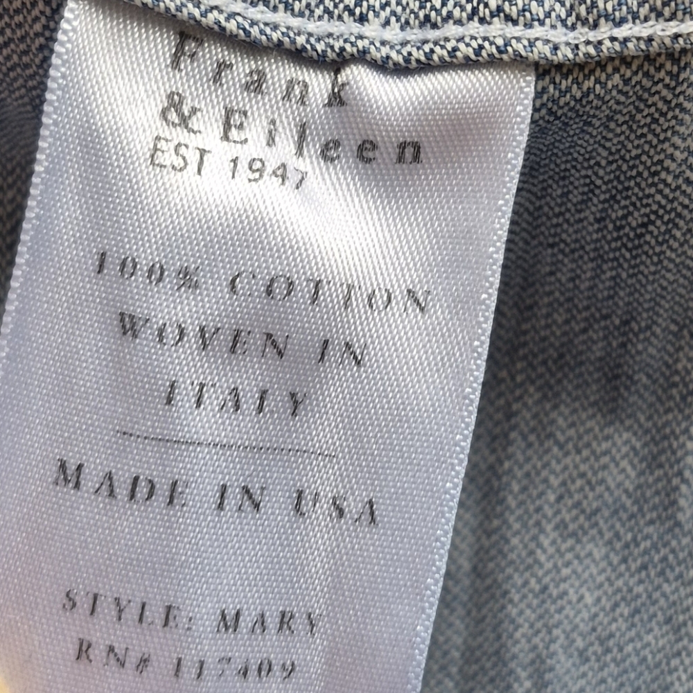 Frank & Eileen Denim Shirt Dress in Blue - Picture 16 of 16